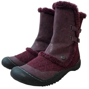 JBU by Jambu Iceberg Spat Style Winter Boots Sz 10 Retro Cottagecore Snow Shoes